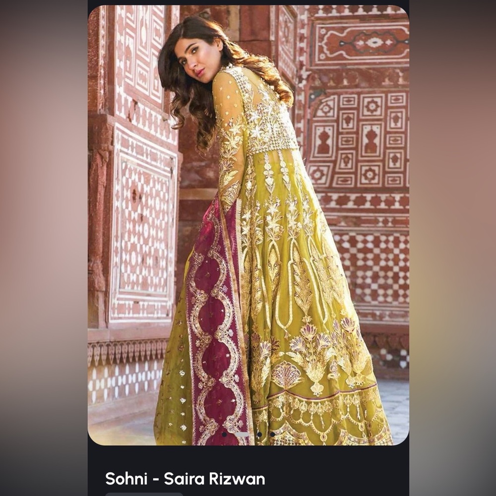 Saira rizwan authentic Pakistani designer